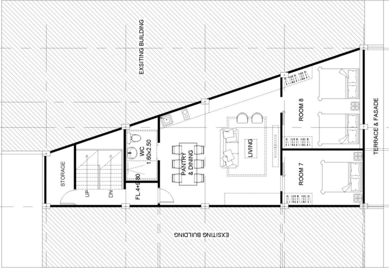 U3 Large 2 Bedroom Full Kitchen Near Bts Udomsuk Бангкок Экстерьер фото